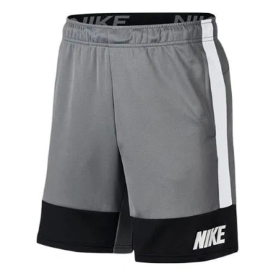 Nike Dri-fit Series Contrasting Colors Sports Shorts Gray