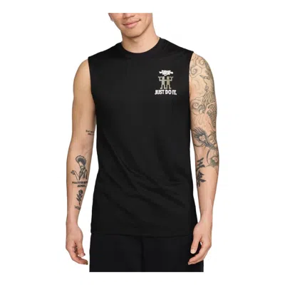 Nike Dri-fit Sleeveless Fitness Tank Asia Sizing 'black'