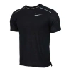 Nike Dri-fit Sports Training Running Quick Dry Short Sleeve Black