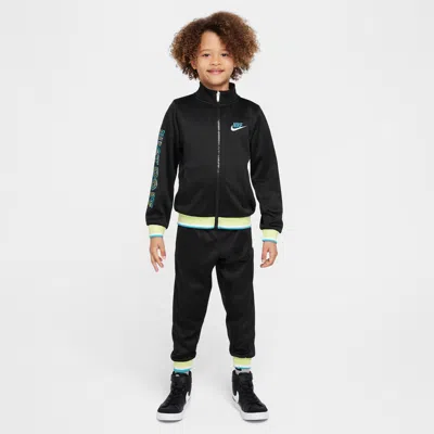 Nike Dri-fit Sportswear Little Kids' 2-piece Futura Propus Set In Black