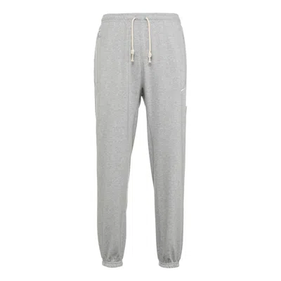 Nike Dri-fit Standard Issue Basketball Pants Asia Sizing 'dark Grey Heather' In Gray