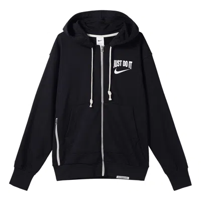 Nike Dri-fit Standard Issue Jacket In Black