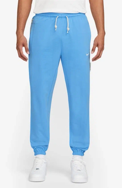 Nike Dri-fit Standard Issue Joggers In University Blue/pale Ivory