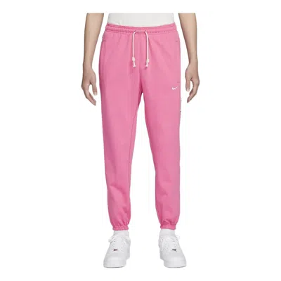 Nike Dri-fit Standard Issue Logo Pants 'pink'