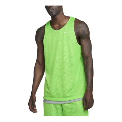 NIKE Nike Dri-FIT Standard Issue Quick-Dry Reversible Basketball Jersey 'Light Green Grey'