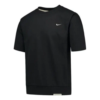 Nike Dri-fit Standard Issue Round Neck Pullover Sports Short Sleeve Black