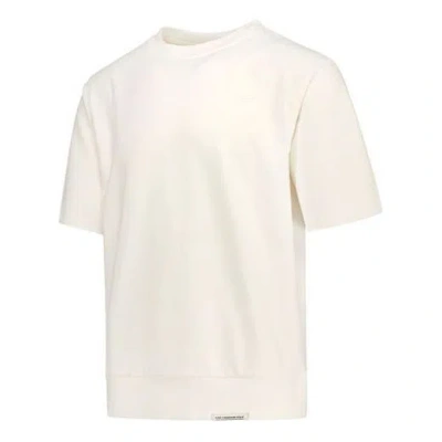 Nike Dri-fit Standard Issue Round Neck Pullover Sports Short Sleeve White