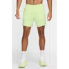 Nike Dri-fit Stride 2-in-1 Running Shorts In Green