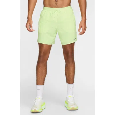 Nike Dri-fit Stride 2-in-1 Running Shorts In Green