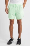 Nike Men's Stride Dri-fit 7" Brief-lined Running Shorts In Vapor Green/ Vapor Green