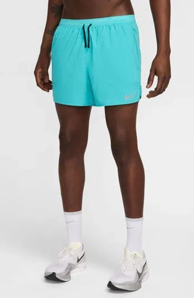 Nike Dri-fit Stride 5-inch Running Shorts In Blue