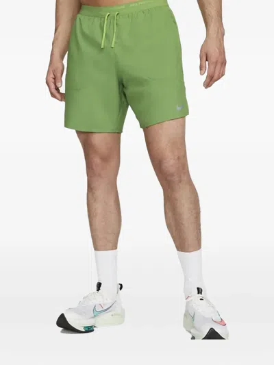 Nike Dri-fit Stride 7 Brief-lined Stride Running Shorts In Green