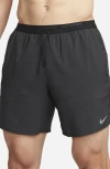 Nike Dri-fit Stride 7-inch Brief-lined Running Shorts In Black/black