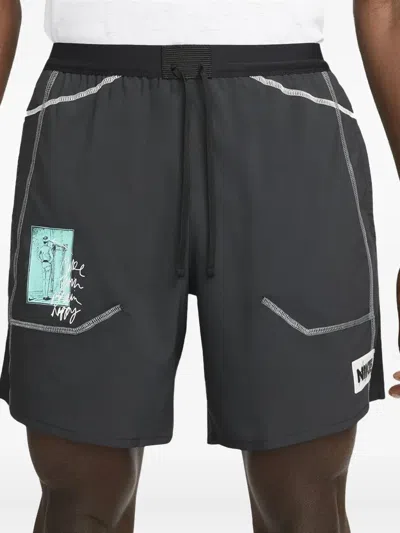 Nike Dri-fit Stride 7 Inch Shorts In Gray