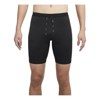 Nike Dri-fit Stripe Breathable Lacing Slim Fit Sports Shorts Black