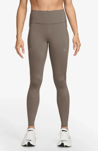 NIKE NIKE SWIFT HIGH-WAISTED POCKET 7/8 RUNNING LEGGINGS