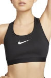 Nike Dri-fit Swoosh High Support Non-padded Adjustable Sports Bra