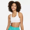 Nike Dri-fit Swoosh Big Kid Girls Sports Bra In White