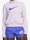 Nike Dri-fit Swoosh "doll/white" Running Jacket In Purple