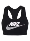 Nike Futura Gx Dri-fit Swoosh Medium Support Sports Bra In Black In 黑色