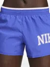 Nike Dri-fit Swoosh Run 10k "lapis/doll" Running Shorts In Blue