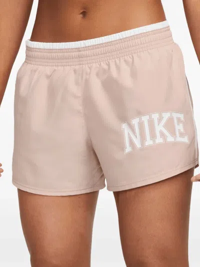 Nike Dri-fit Swoosh Run "oxford Pink/white/white" Shorts