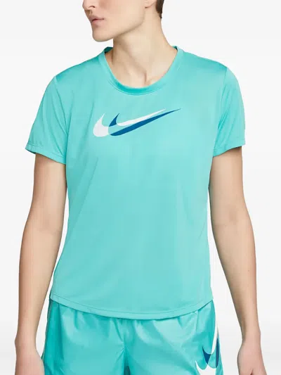 Nike Dri-fit Swoosh Run T-shirt In Blue