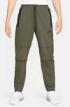 Nike Dri-fit Tech Woven Pants In Medium Olive/black
