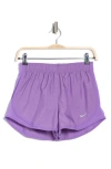 Nike Dri-fit Tempo Running Shorts In Black Raspberry/wolf Grey