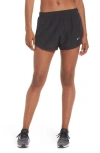 Nike Dri-fit Tempo Running Shorts In Black/black/black
