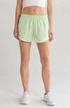 Nike Dri-fit Tempo Running Shorts In Vapor Green/wolf Grey