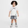 Nike Dri-fit Toddler 2-piece Multi Woven Shorts Set In Grey