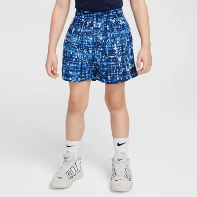 Nike Babies' Dri-fit Toddler Bold Move Woven Shorts In Blue