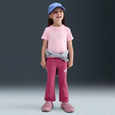 Nike Babies' Dri-fit Toddler Flare Leggings In Pink
