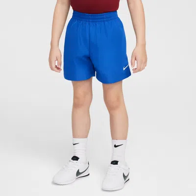 Nike Babies' Dri-fit Toddler Icon Woven Shorts In Blue