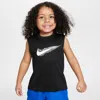 Nike Babies' Dri-fit Toddler Multi Sleeveless Top In Black