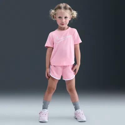 Nike Babies' Dri-fit Toddler Tempo Shorts In Pink
