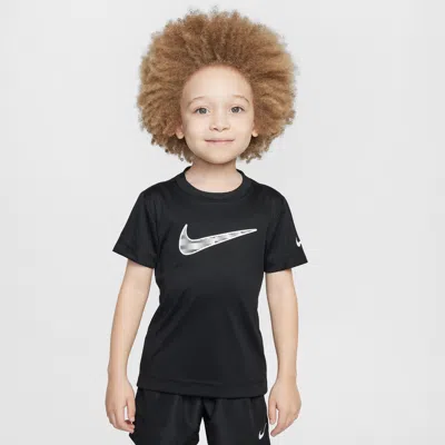 Nike Babies' Dri-fit Toddler Trophy T-shirt In Black