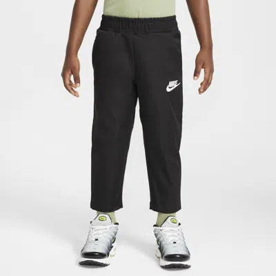 Nike Babies' Dri-fit Toddler Woven Pants In Black