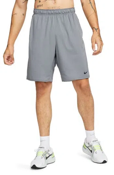 Nike Dri-fit Totality Unlined Shorts In Smoke Grey/black