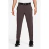 Nike Dri-fit Tour Repel Water Repellent Jogger Golf Pants In Brown
