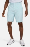 Nike Dri-fit Tour Seersucker Golf Shorts In Blue