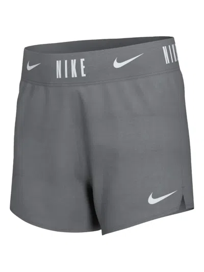 Nike Kids' Dri-fit Trophy 6 Shorts In Gray