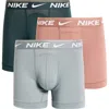 Nike Dri-fit Ultra Comfort 3-pack Boxer Briefs In Multi