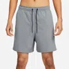 Nike Dri-fit Unlimited 7"" Unlined Versatile Shorts 'grey' In Gray