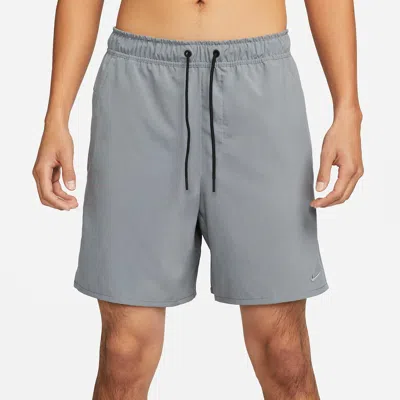 Nike Dri-fit Unlimited 7"" Unlined Versatile Shorts 'grey' In Gray