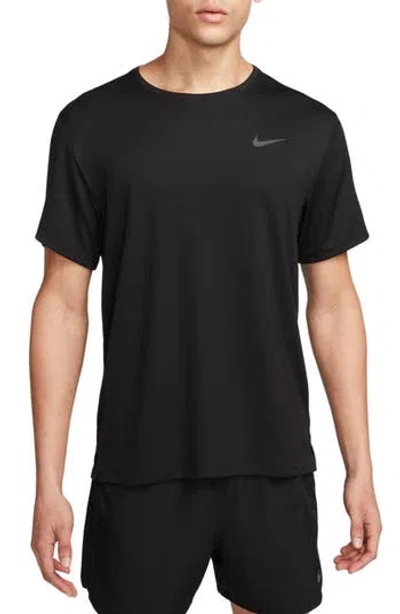 NIKE NIKE DRI-FIT UV MILER SHORT SLEEVE RUNNING TOP