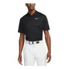 Nike Casual Breathable Solid Color Golf Short Sleeve Polo Shirt Black In Black
