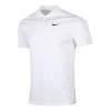 Nike Dri-fit Victory Logo Quick Dry Breathable Sports Short Sleeve Polo Shirt White In White