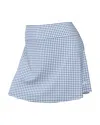 Nike Dri-fit Gingham Performance Skort In Blue